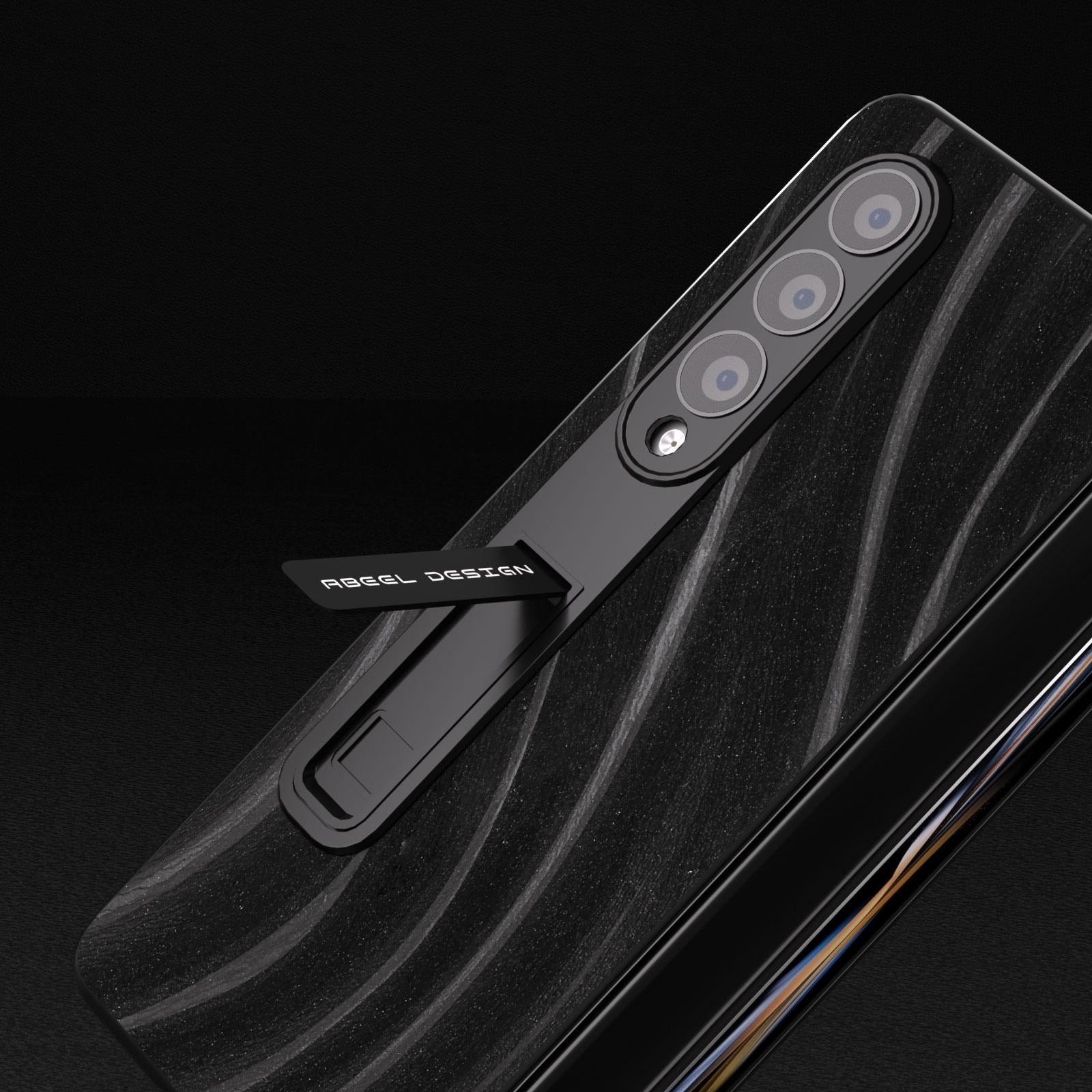For Samsung Galaxy Z Fold4 5G Galactic Pattern Phone Case - Integrated Protection - Grey