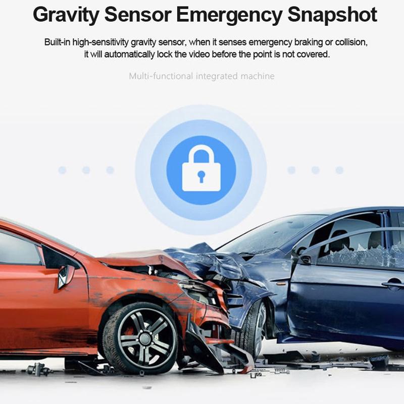 Hd Night Vision Dog Driving Recorder with Reversing Image - Single Record