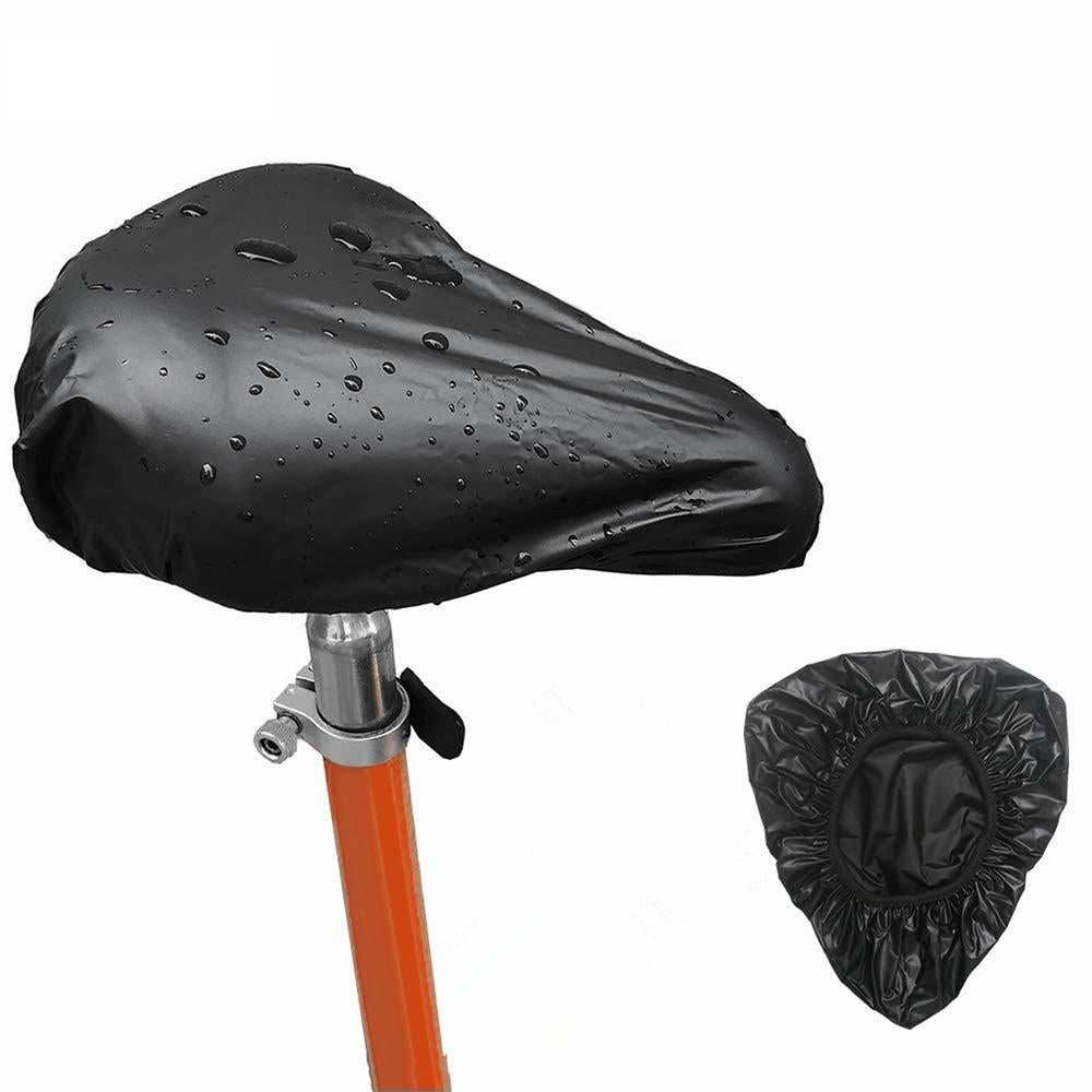 2-Pack Waterproof Bicycle Seat Covers Large Size Black