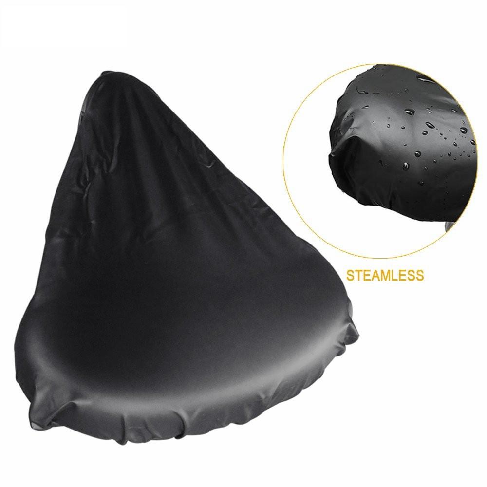 2-Pack Waterproof Bicycle Seat Covers Large Size Black