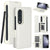For Samsung Galaxy Z Fold4 5G Leather Phone Case With Pen Slot - White