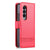 For Samsung Galaxy Z Fold4 5G Leather Magnetic Phone Case - Calf Texture - Red