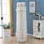 175cm Vertical Lace Air Conditioner Dust Cover - Round Column - White
