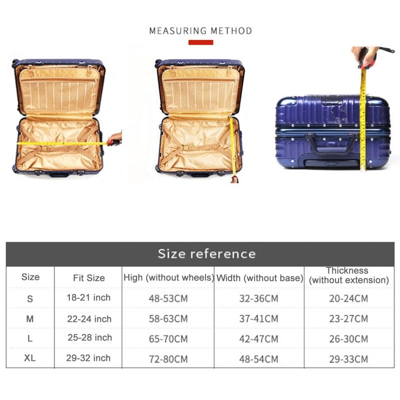 Protective Dustproof Cover for Travel Trolley Suitcase - Medium Size - Camouflage 1