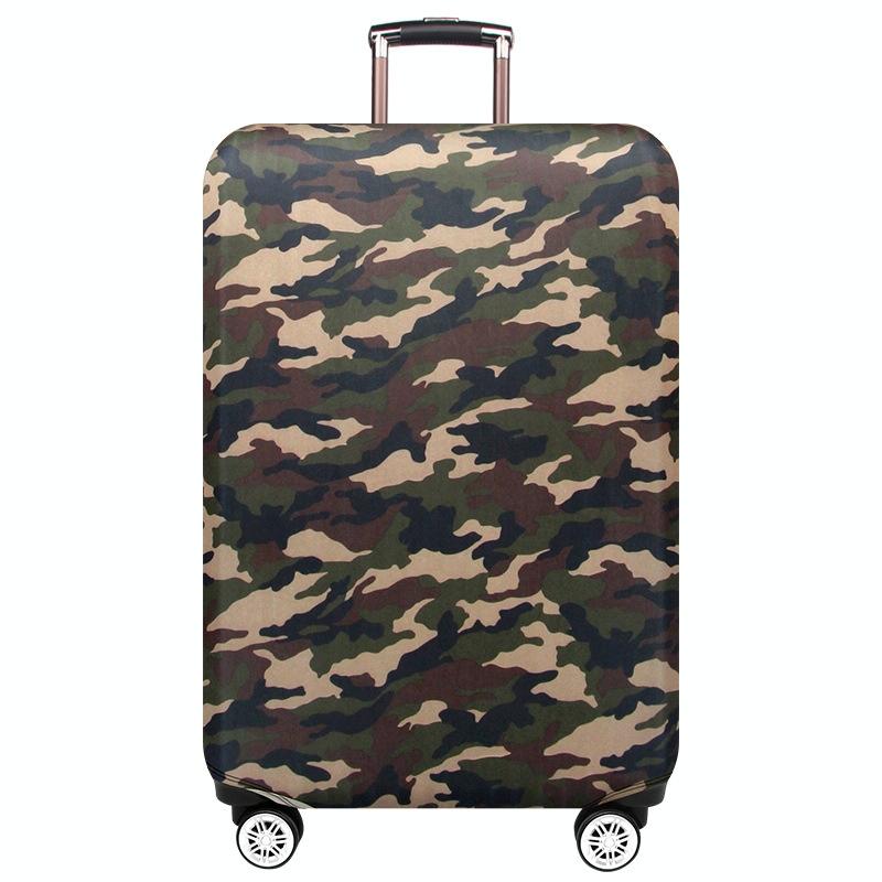 Protective Dustproof Cover for Travel Trolley Suitcase - Medium Size - Camouflage 1