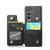 For Samsung Galaxy Z Fold4 5G Leather Rfid Phone Case - Black