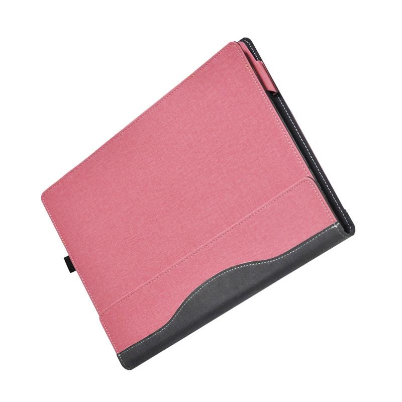 Yoga 14S 2021 Protective Leather Laptop Case - Pink