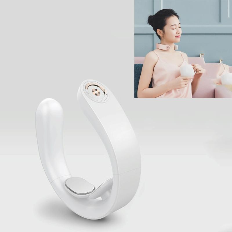 Smart Neck &amp; Shoulder Massager Heat Therapy Multi-Function Cervical Spine Physiotherapy Pgg - White