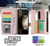 For Samsung Galaxy z Fold4 5G Multifunctional Rhombic Leather Crossbody Phone Case - White