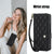 For Samsung Galaxy z Fold4 5G Multifunctional Rhombic Leather Crossbody Phone Case - White