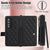 For Samsung Galaxy z Fold4 5G Multifunctional Rhombic Leather Crossbody Phone Case - White