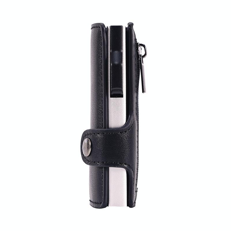 Crazy Horse Pu Card Bag - Anti Magnetic - Fy2405-B
