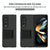 For Samsung Galaxy Z Fold4 5G Foldable 3D Design Phone Case - Black