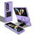 For Samsung Galaxy Z Fold4 5G Foldable 3D Design Phone Case - Black