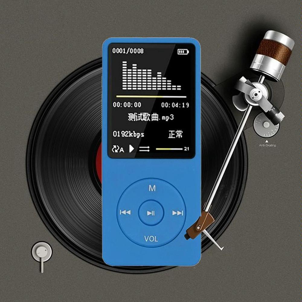 8Gb Portable Lcd Fm Radio Mp3 Mp4 Player - Black 8Gb