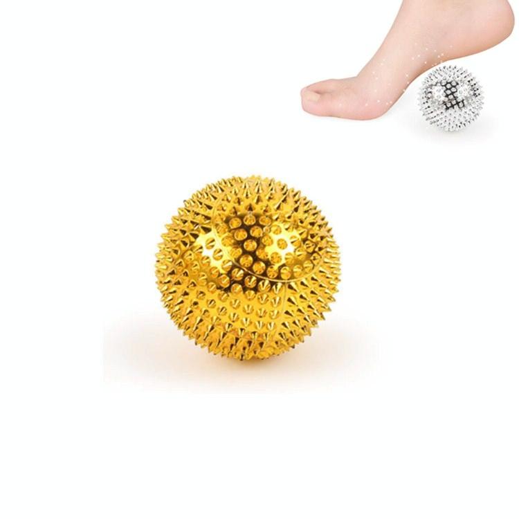 2-In-1 Magnetic Massage Ball For Muscle Relaxation 4.7Cm - Gold