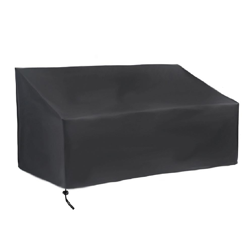 Waterproof Dustproof Sofa Recliner Cover - 163x66x89 / 69cm - Black