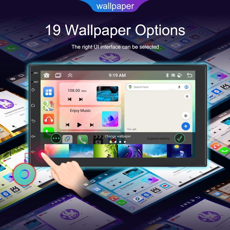 Universal Wireless Carplay Car Navigation Center - 13.0 Monitor - Standard 9Inch