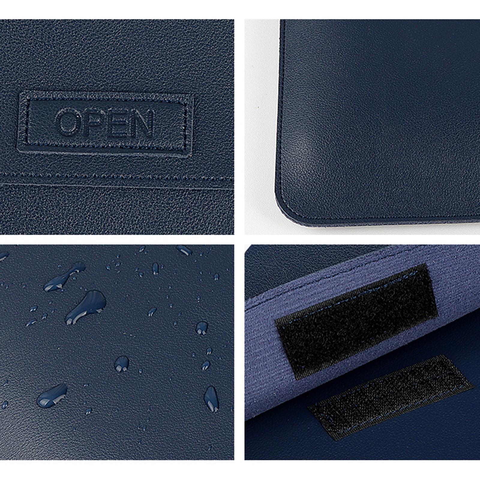 3-in-1 Multifunctional Laptop Bag for 14.1-15.4 Inch Devices in Pu Material - Sapphire Blue