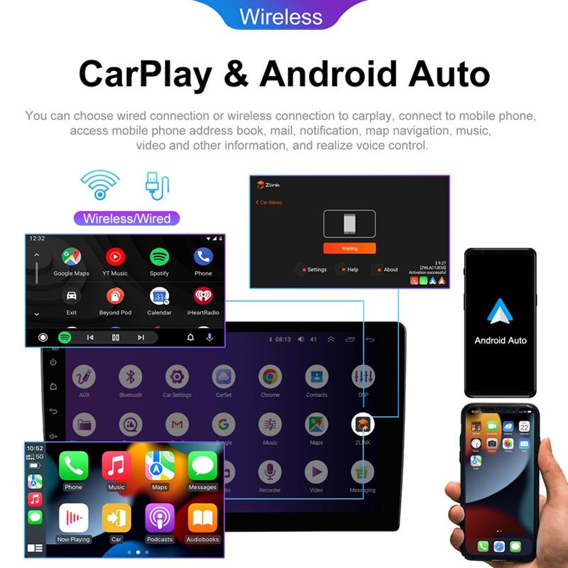 9 Inch 8-Core Carplay Android Navigation Monitor 2 + 32G Memory - Standard 4 + 64G