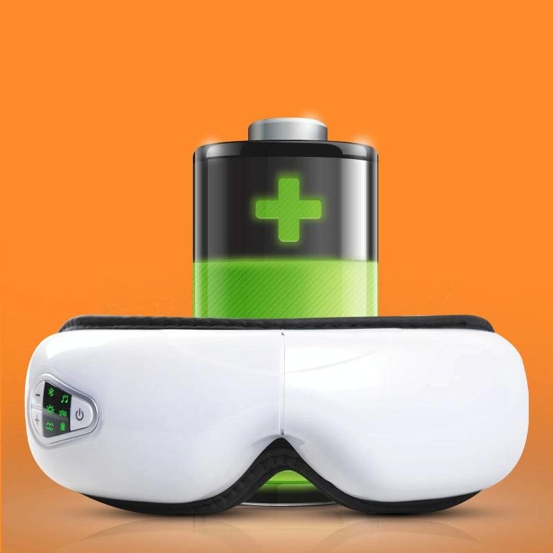 Yk110 Eye Massager Hot Compression Bluetooth White