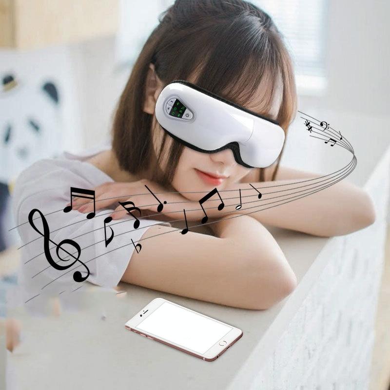 Yk110 Eye Massager Hot Compression Bluetooth White
