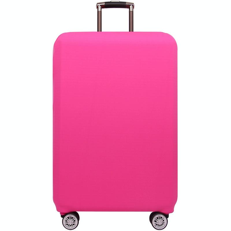 Stretch Luggage Protective Cover - Durable & Dust-proof - Size l - Wine Red