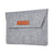15 Inch Felt Computer Bag - Protective Cover for Notebook - Black