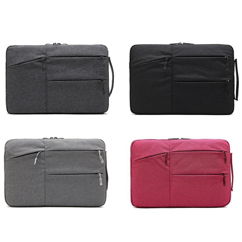 15.6 Inch Business Laptop Liner Bag - Polyester Zipper Closure - Black