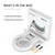 Ahastyle Wall Storage Stand - Compact and Versatile - White - For Apple Homepod Mini