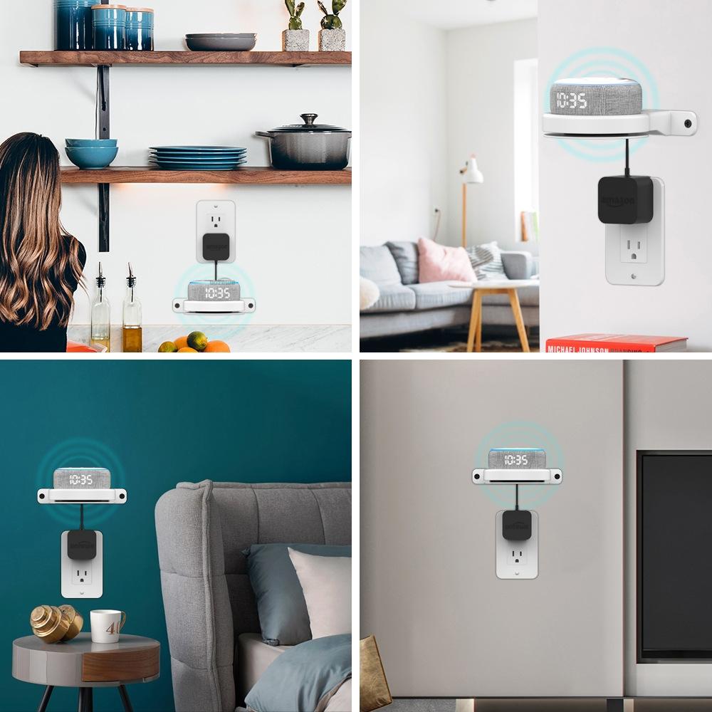 Ahastyle Wall Storage Stand - Compact and Versatile - White - For Apple Homepod Mini