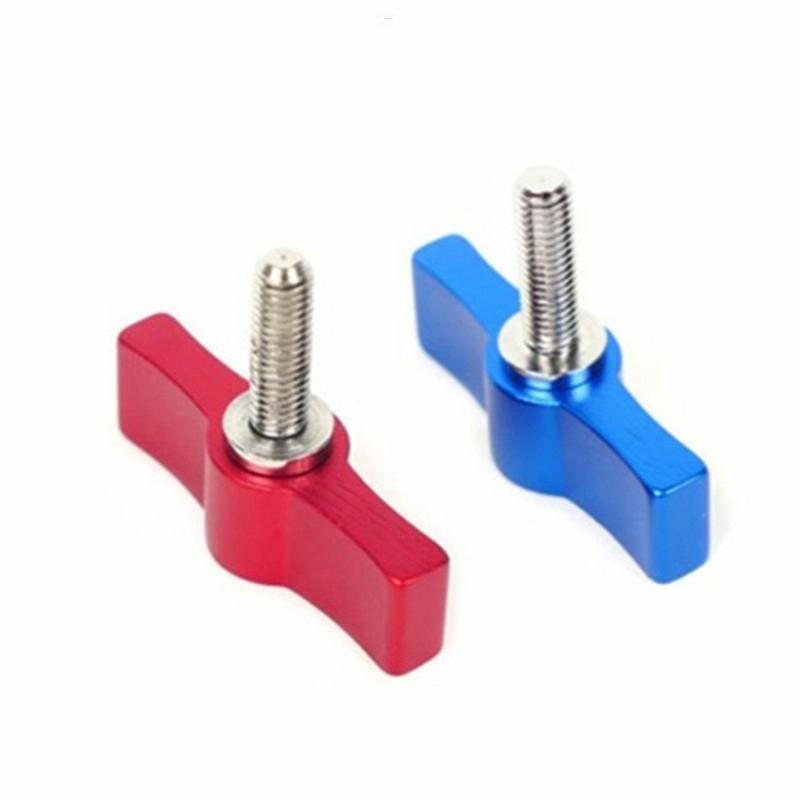 10pcs T-shaped Multi-directional Screw with M6 Aluminum Alloy Handle - Red