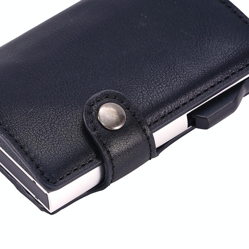 Crazy Horse Pu Card Bag - Anti Magnetic - Fy2405-C