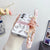 For Samsung Galaxy Z Fold4 5G Pearlescent Paint Pc Case With Diy Scarf Bracelet - Fold 4