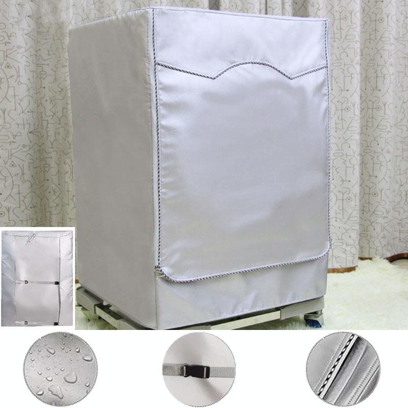 Waterproof Dustproof Cover for 420d Roller Boiler Washing Machine - 60x53x85cm Size - Silver - 60X64X85Cm