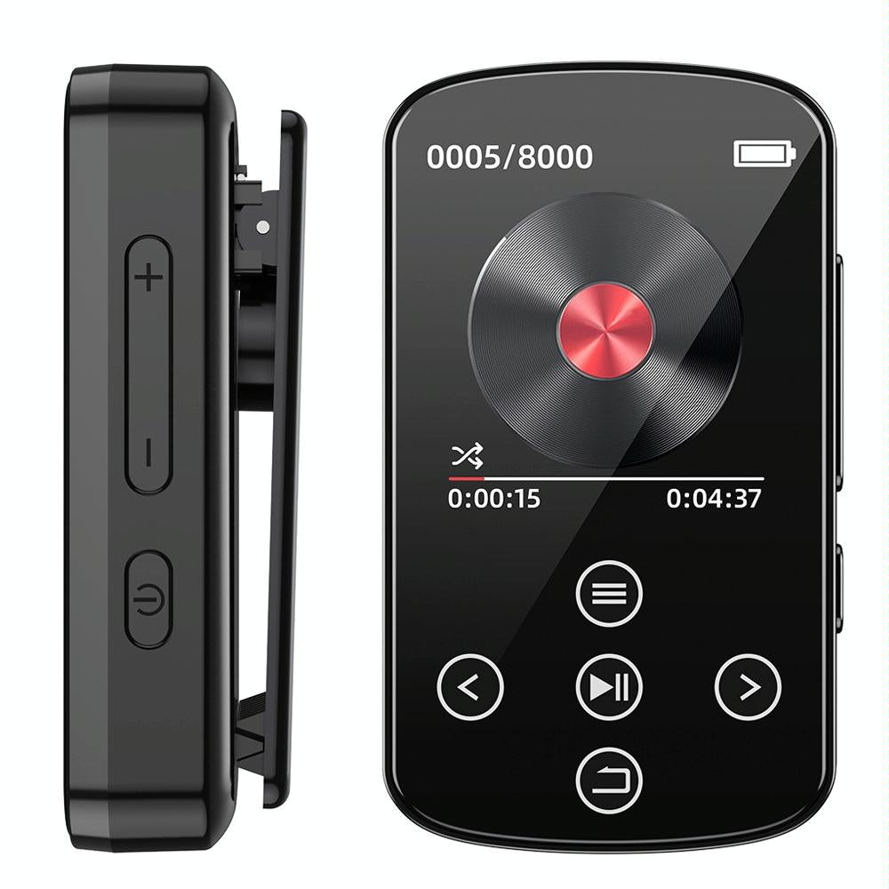 Touch Screen Mp3 Bluetooth Music Player 128Gb Memory Hifi Sports Clip - 16Gb