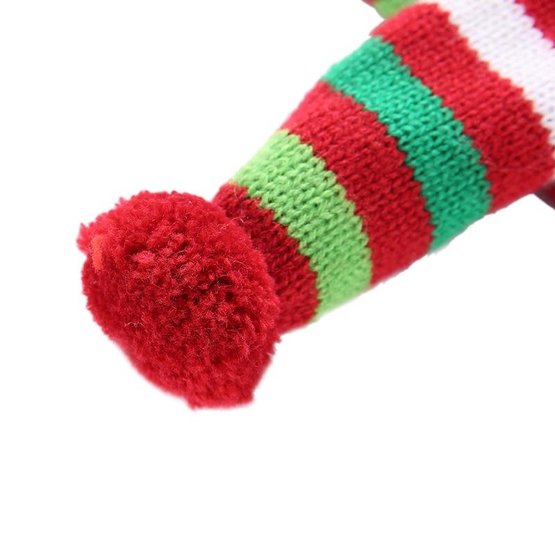 Dog Scarf Christmas Pet Accessories Winter Warmth Pet Scarf - Size Xl Red And Green Stripes