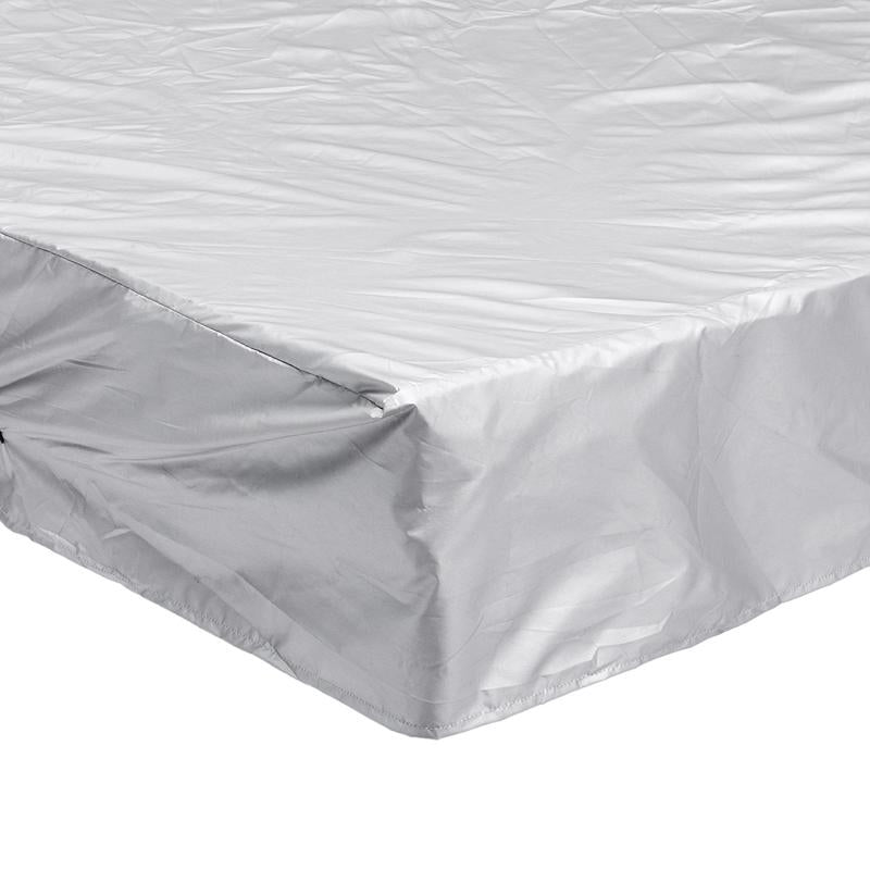 240x240x85cm Waterproof Dustproof Cover for Bathtub Pool Table & Chair - Protects from Falling Leaves - Black