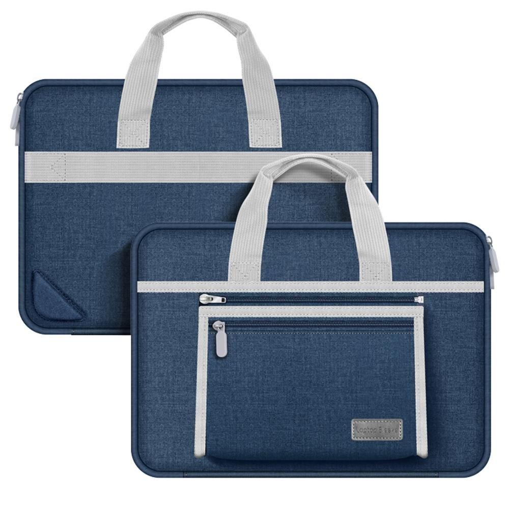 Portable Oxford Laptop Bag - Durable Fabric Multiple Colours - Dark Blue