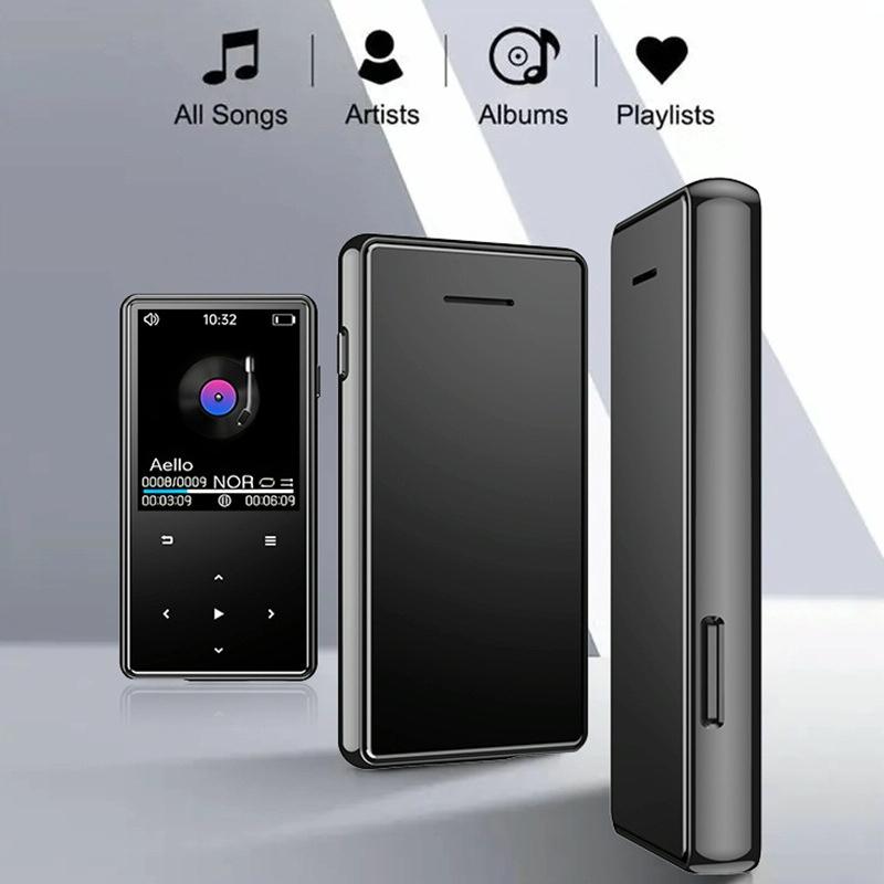 16Gb Portable Bluetooth Mp3 / Mp4 Music Player Black - 32Gb