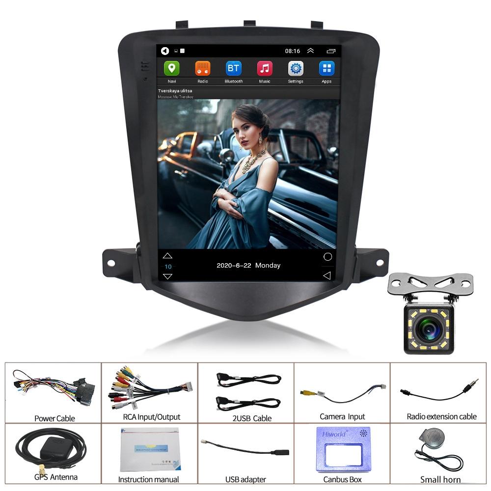 9.7 Inch Navigation System For Chevy Cruze + 12-Light Camera - 1 + 16G Standard + 12 Light Camera