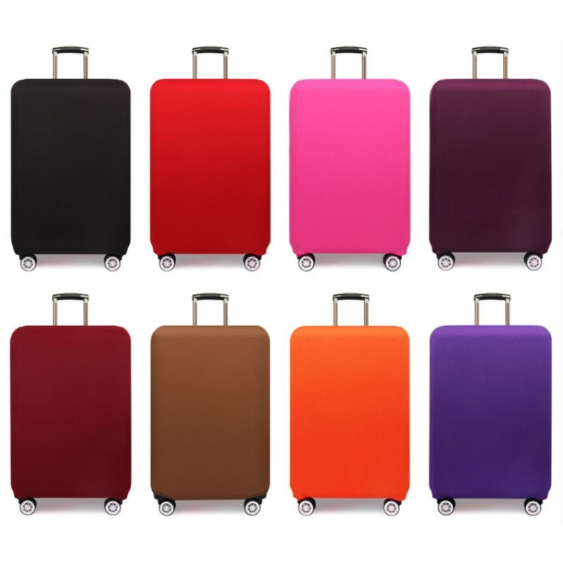 Xl Thickened Stretch Luggage Cover - Dust-proof & Wear-resistant - Wine Red