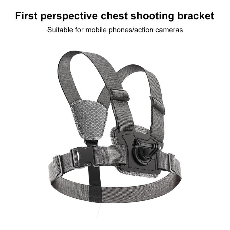 Adjustable Chest Strap with Mount and Screw - 3 In 1