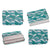 Green Wave 14 Laptop Sleeve in Pu Leather Print