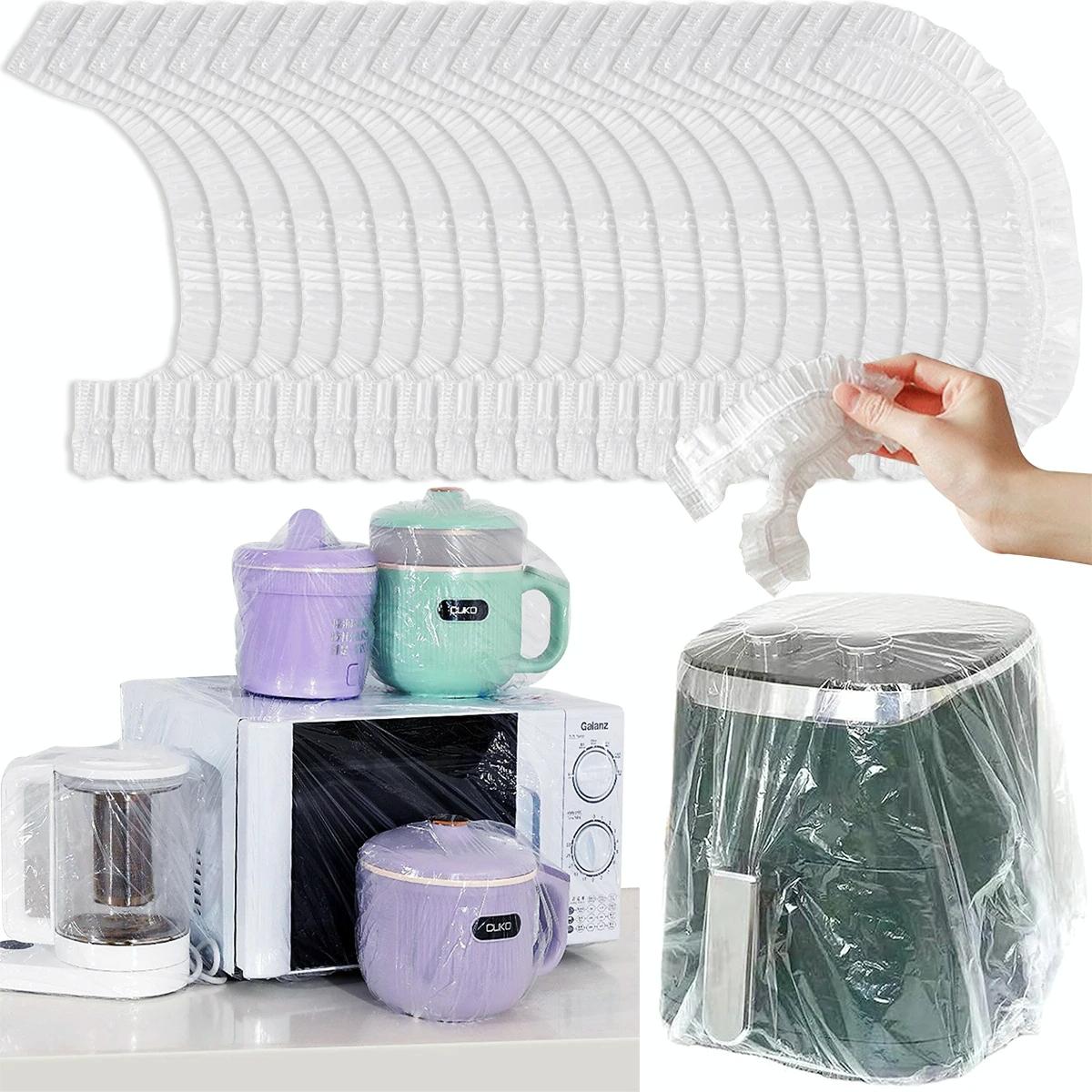 10-pack Disposable Dust Covers for Electric Cooker and Oven - 120x120cm White - 90X120Cm