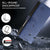 For Samsung Galaxy Z Fold4 5G Leather Texture Phone Case - Pu Tpu - Black
