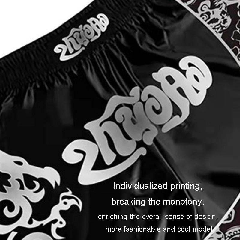 Kids Boxing Set - Sparring Shorts And Tights - Bright Green - Fiht Red Blue Spliced - M