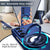 For Samsung Galaxy Z Fold4 5G Shockproof 360 Degree Rotating Case - Blue