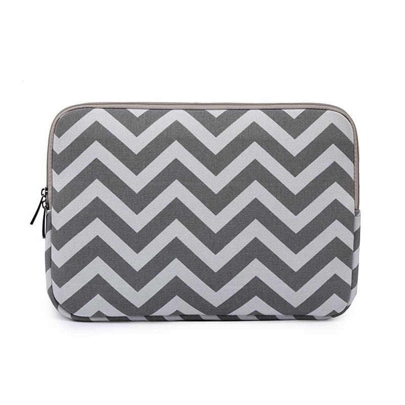 14 Wavy Pattern Notebook Liner Bag - Wavy Design - Gray