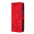 For Samsung Galaxy Z Fold4 5G Smooth Leather Phone Case - Line Pattern - Red